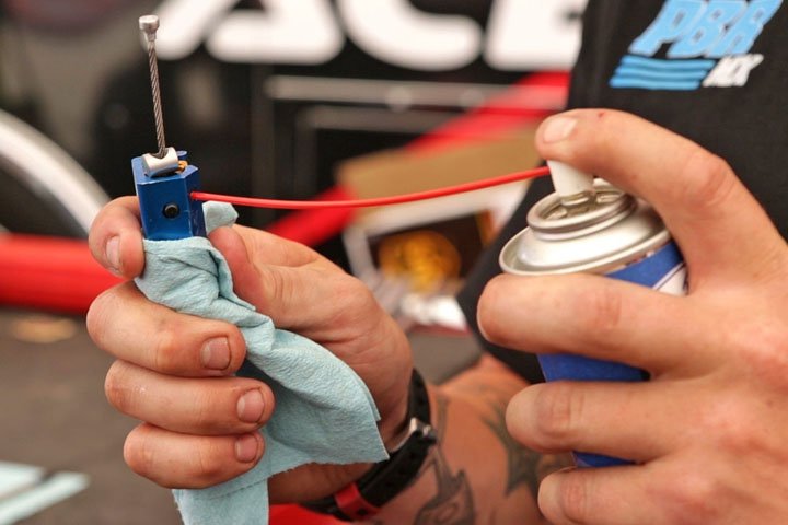 motorcycle cable lube tool